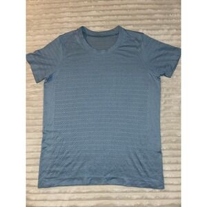 Lululemon Breeze By Short Sleeve Squad Cascade Blue Size 8 Womens